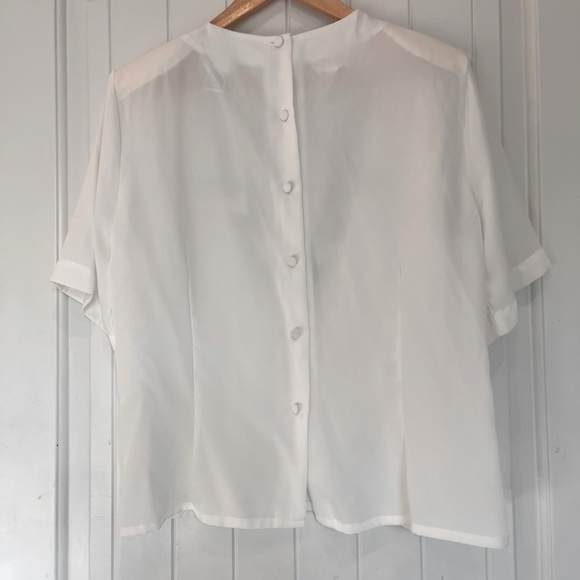 Vintage Nicola top Black/White - Picture 2 of 6